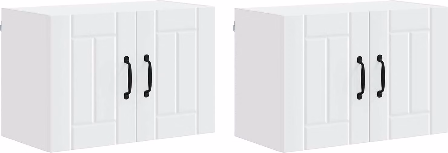 Armadietto a muro LUCCA 2 pcs Bianco 60 x 31 x 40 cm