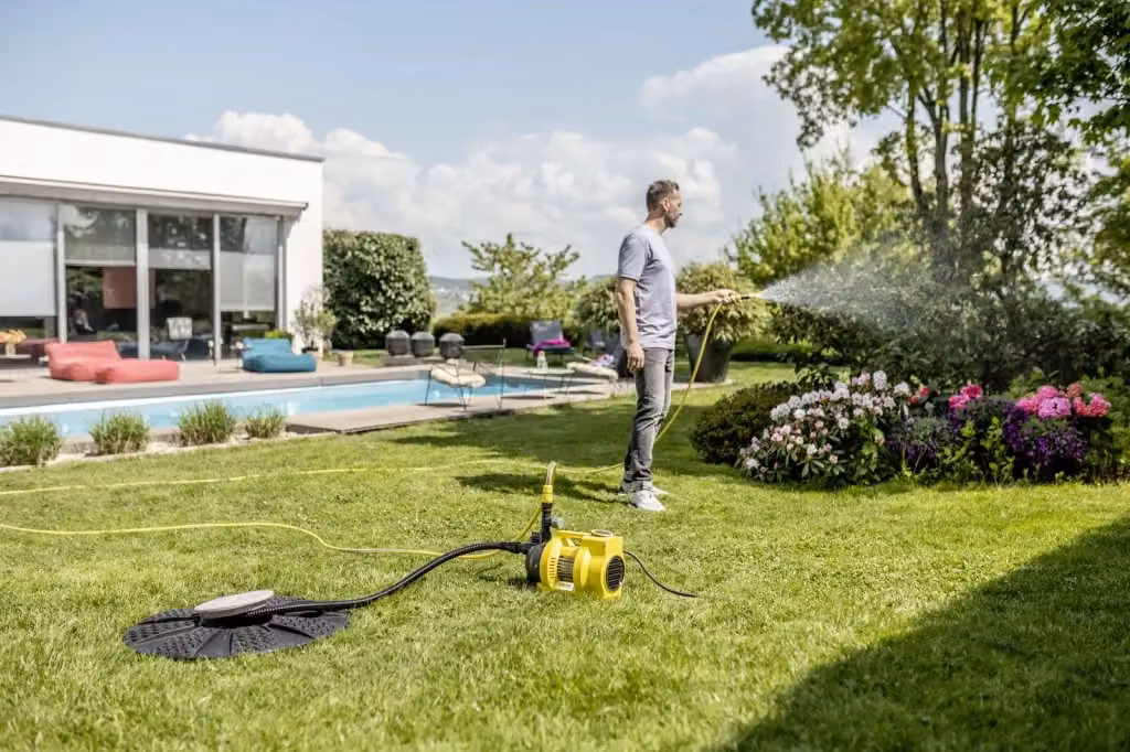 Elettropompa per irrigazione Karcher BP 5.000 Garden Set Plus gialla – 2