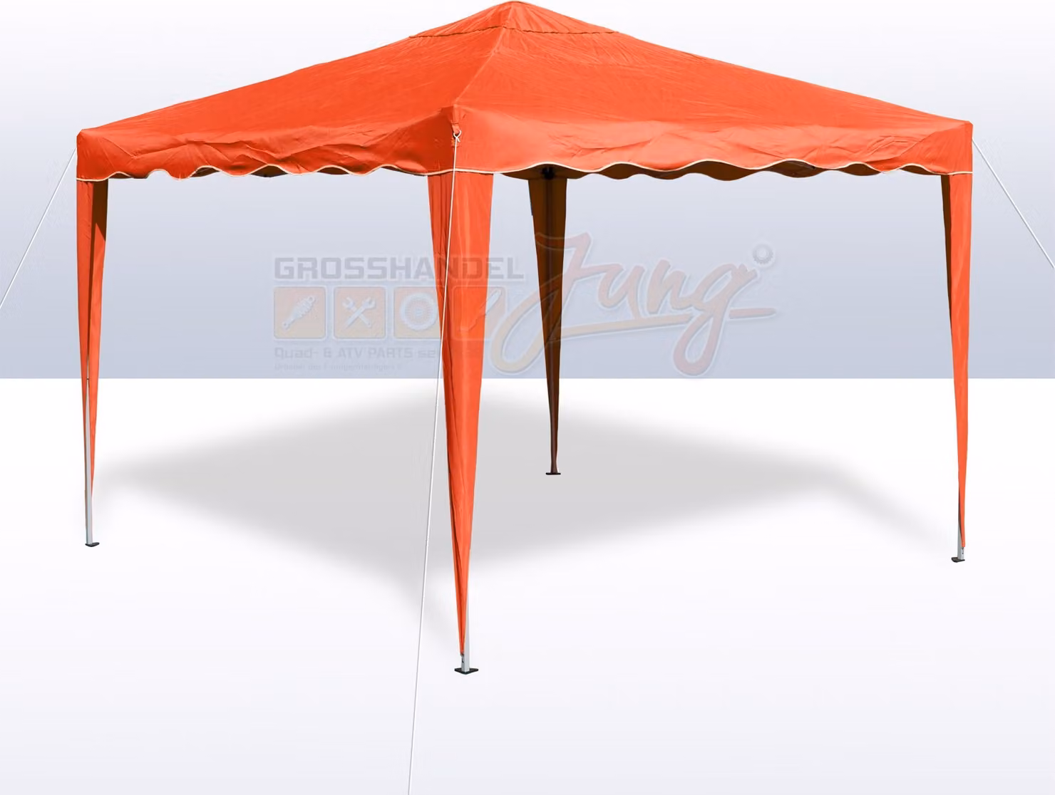Gazebo da giardino pieghevole 3x3 m, terracotta