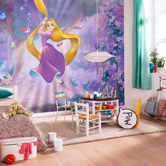 Fotomurale KOMAR Rapunzel Multicolore L: 368 cm, H: 254 cm