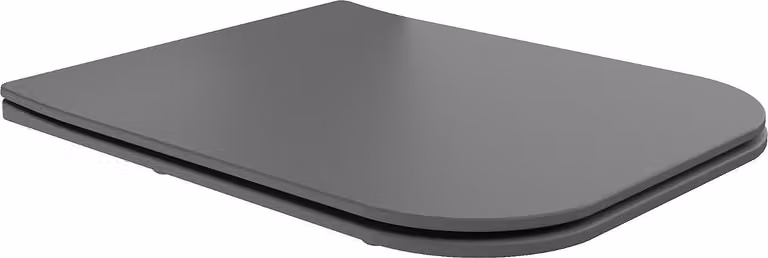 Mexen Madox sedile a chiusura rallentata slim, duroplastico, grigio scuro opaco - 39154061