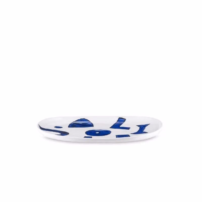 Piatto da portata ovale Itsumo-Yunoki ware Alessi