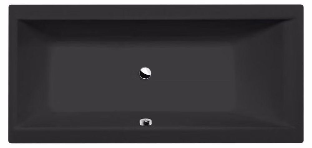 CLEO vasca rettangolare 160x75x48cm, nero opaco