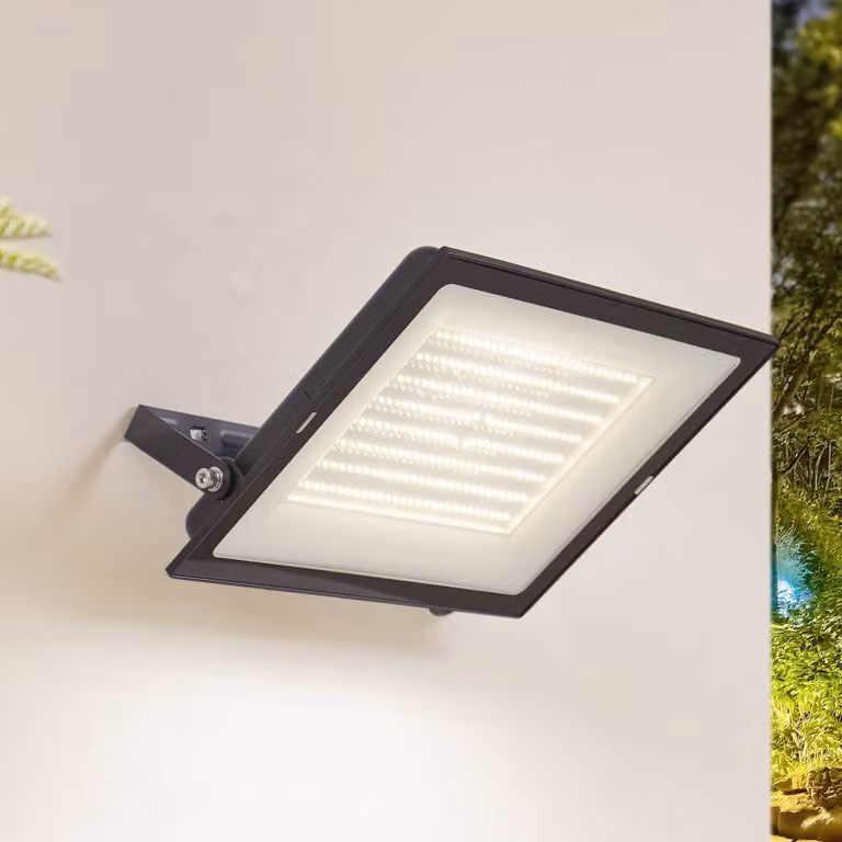 Applique da esterni a LED Maikel PRIOS, Nero, Alluminio, Moderno, Applique LED da esterni