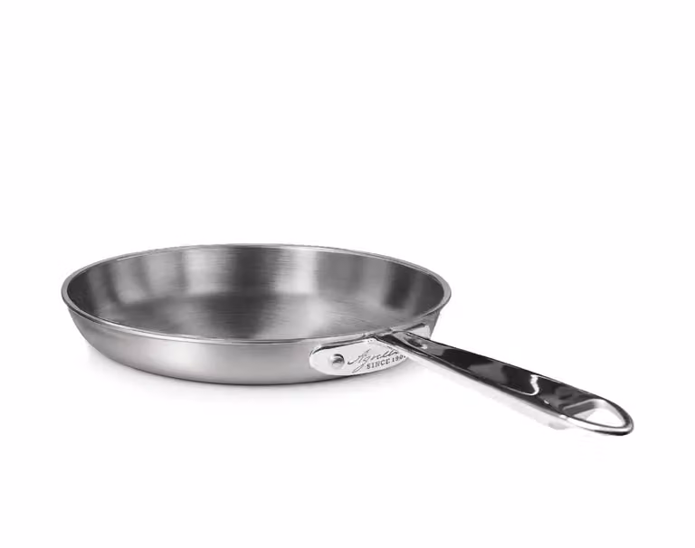 Padella in alu-inox 3ply satinato, per induzione, un manico, diam. 28cm
