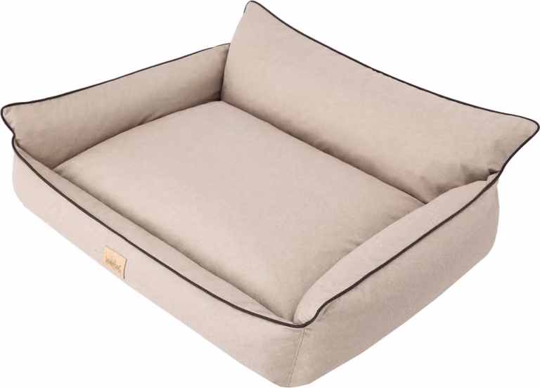 Letto ortopedico per cani JOKER letto per cani divano letto cestino materasso letto per animali XL 82x63 cm beige sembra lino