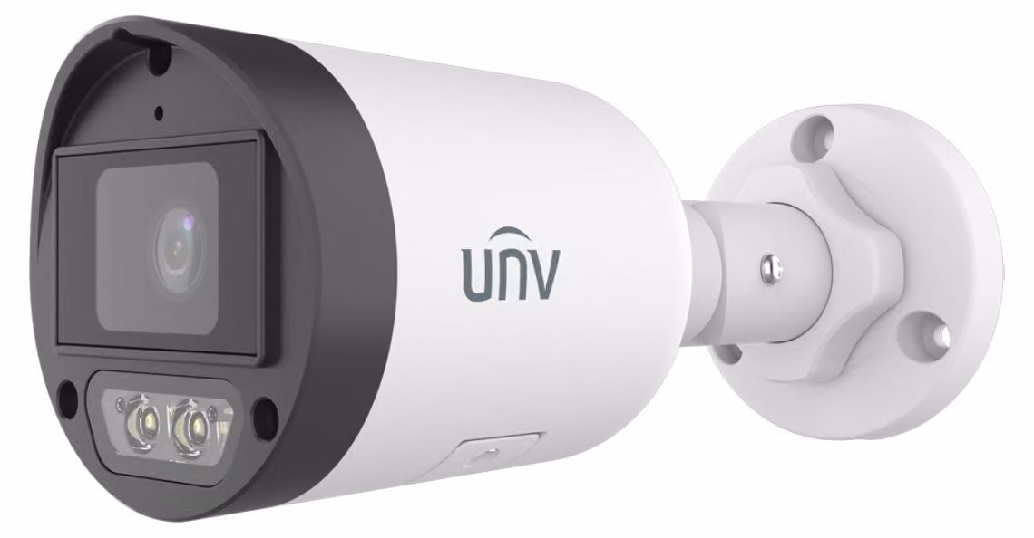 Telecamera di sicurezza IP Uniview Bullet PoE 4 MP, 2,8 mm, IP67, Color Hunter - UV-IPC2124LB-AF28K-DL2