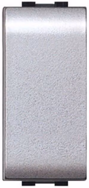 Elettrocanali MCB Life 4006 Tec Invertitore Unipolare Argento Satin, 12 Pezzi