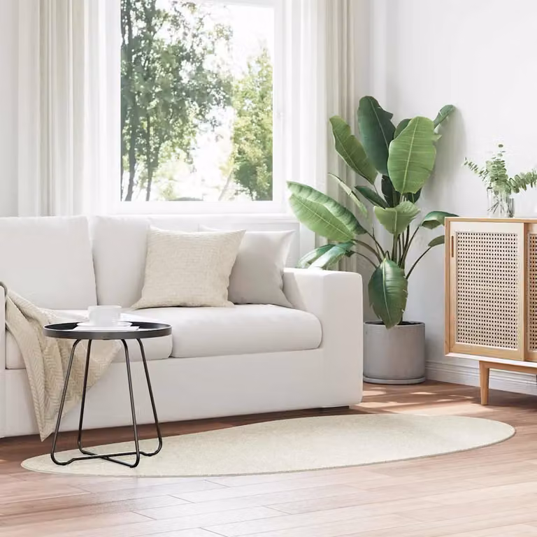 Tappeto moderno vidaXL HUARTE color beige in poliestere, L 200 cm x P 100 cm