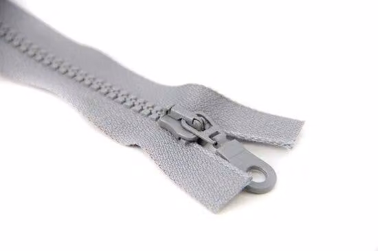 Fermacorda in plastica 5 mm - grigio - separabile - 55 cm