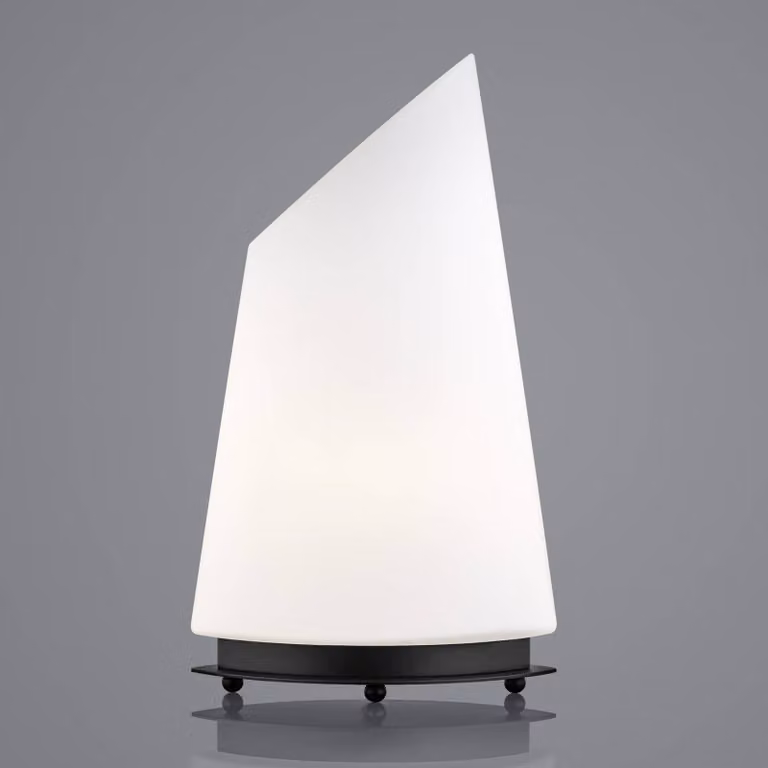BANKAMP Lampada da tavolo Navigare, Bianco / Opale, Soggiorno / Sala da pranzo, Moderno, Lampada da tavolo