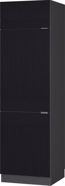 Armadio frigorifero Fame-Line Nero rigato/Antracite 60 cm Vicco