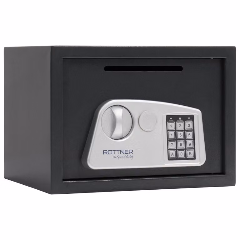 Cassaforte per mobili Jupiter 3 250x350x280mm chiusura elettronica, colore + slot 9kg ROTTNER