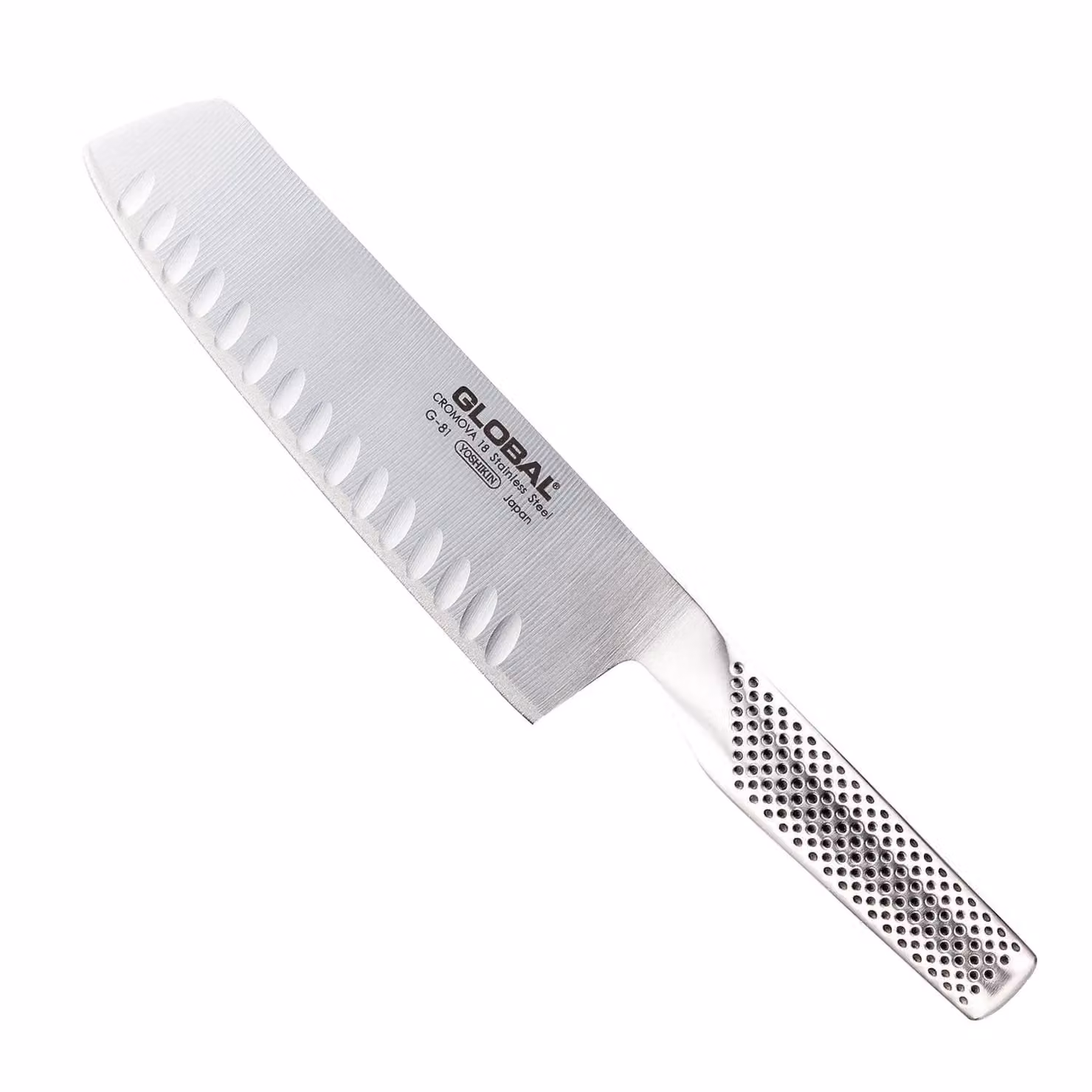 Coltello verdure alveolato cm 18 serie G di Global