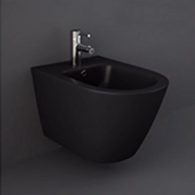 Bidet sospeso feeling nero opaco