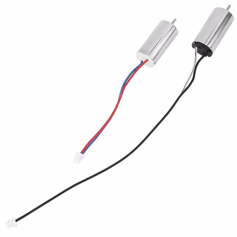 4 motori a spazzole mini, 10x20mm, DC 3,7V, 44000 RPM, per robot