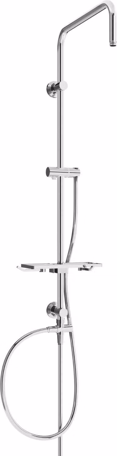 Mexen T colonna doccia, cromo - 7939399-00