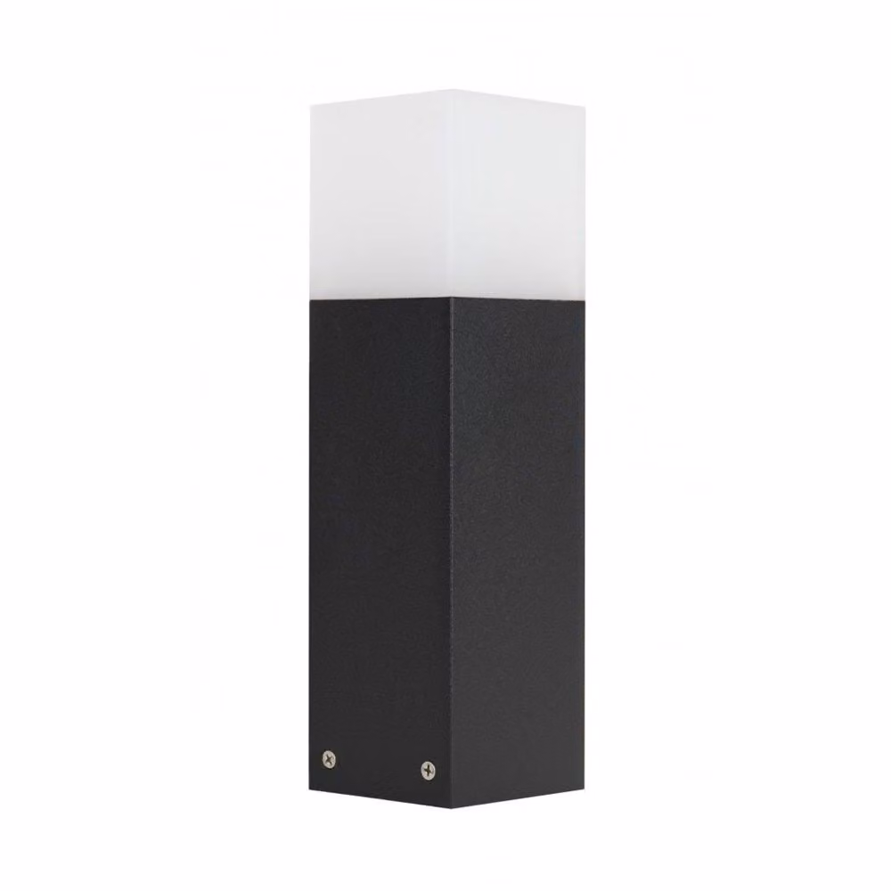 Palo luce 33 cm 1xE27 nero IP44 SU-MA Cube CB-330 BL
