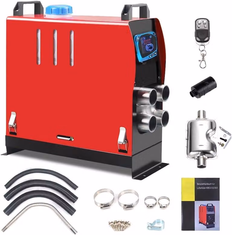 Riscaldatore diesel da 8 kW - 8000 Watt di potenza - Per uso interno in garage