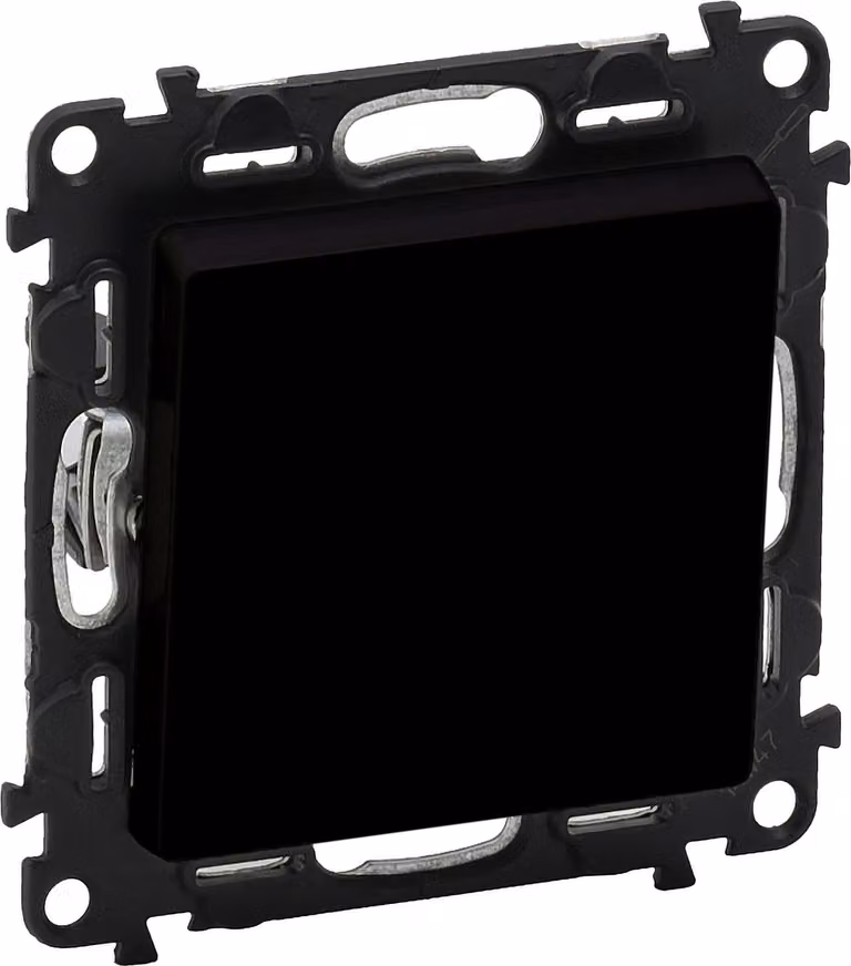 Chiave a barra singola 756301 Valena Life Legrand - Nero