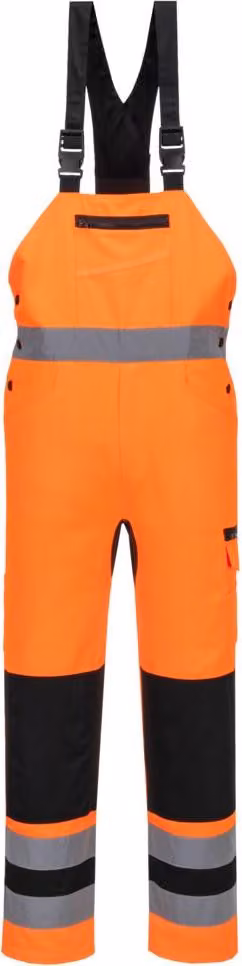 Pw3 Salopette ad alta visibilità - Taglia Xxxl - Arancione/Nero - Portwest
