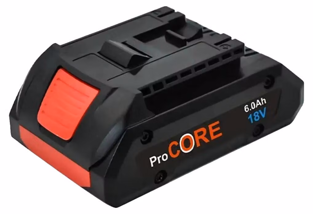 Batterie agli ioni di litio, capacità 6000mAh, compatibili con utensili elettrici da 18V, 6.0Ah, confezione singola, 18V