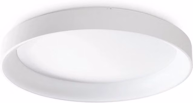 Plafoniera Contemporanea Ziggy Metallo Bianco Led Integrato 62W 3000K Ip20
