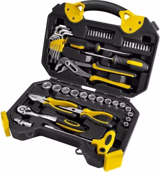 Set di utensili Fieldmann FDG 5002-54R, 54 pezzi, chiave a bussola da 3/8 pollici, valigetta di trasporto