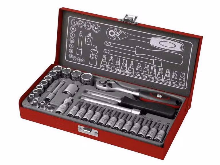 Chiavi a bussola Fortum (4700003) Chiavi a bussola, set di 31, 1/4", 61CrV5