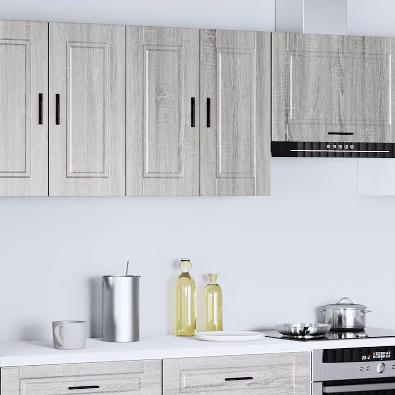 Pensile da Cucina Porto Grigio Sonoma in Legno Multistrato