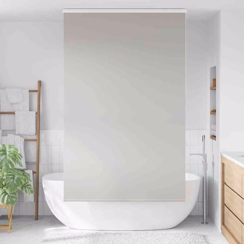 Tenda a Rullo per Doccia Cassonetto 140x240cm Larghezza Tessuto