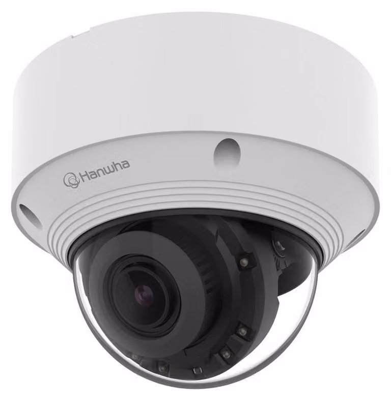 Hanwha QNV-C6083R, Telecamera di sicurezza IP, per esterni, con cavo, 120 dB, da soffitto, bianca