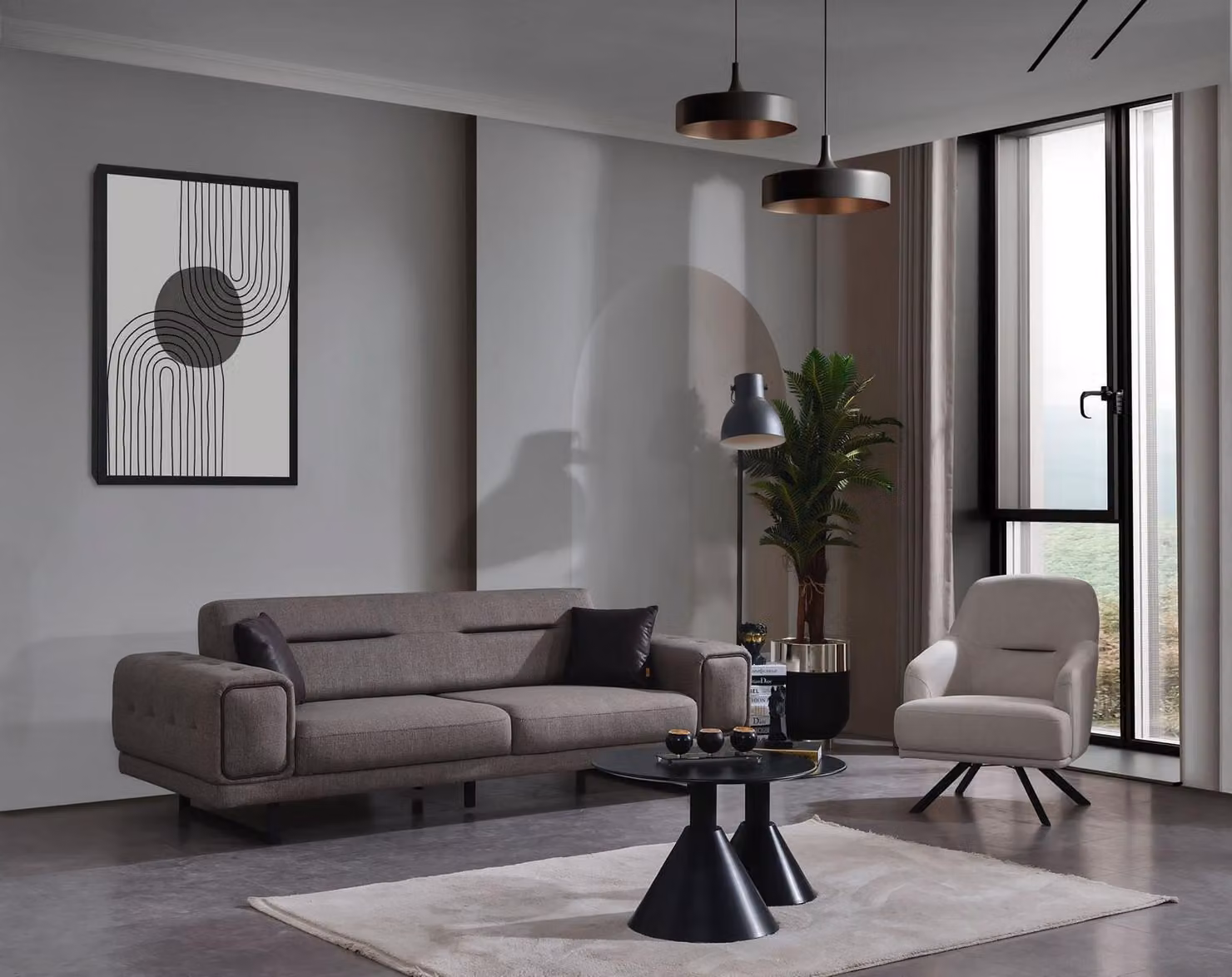 Luxus Sofa Set 2tlg Sessel Luxus Sofa Couch Dreisitzer Wohnzimmer Einrichtung
