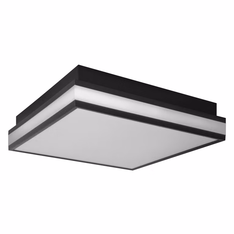 LEDVANCE ORBIS MAGNET SMART+ Wi-Fi 30x30cm, plafoniera LED dimmerabile per interni, 26W, temperatura colore 3000 - 6500K, 2500 lumen, lampada di design con innovativa montatura magnetica, nero