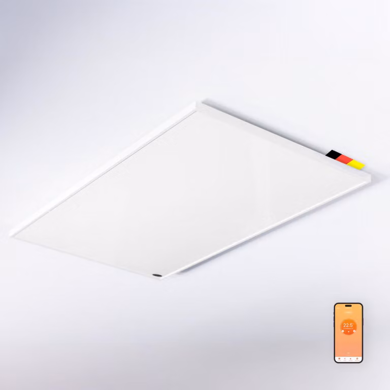 Riscaldamento a infrarossi per soffitto, estensione - 1000 Watt - Elettrico - Wi-Fi