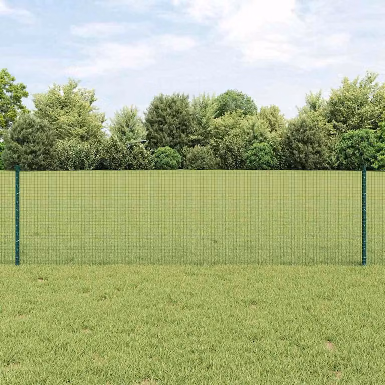 Maison Exclusive - Recinzione con Posto Verde 0,6 x 10 m Acciaio e PVC