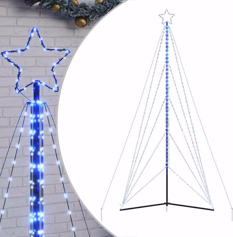 Albero di Natale a LED 615 LED Blu 404,5 cm