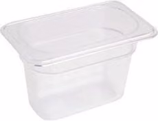 Bacinella per alimenti Cambro Mod. 1/9 in plastica trasparente con capacità 570 ml 92CW135