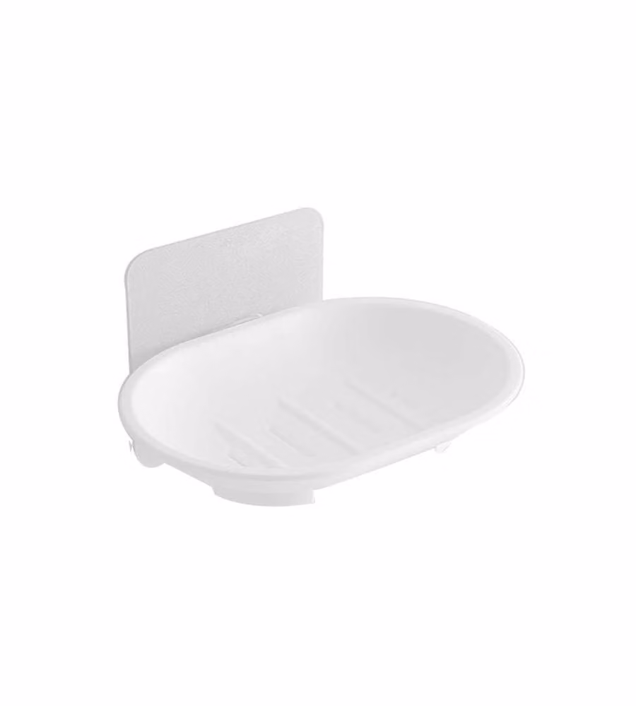 Xtra Portasapone da Muro - Bianco - 13x9,5 cm