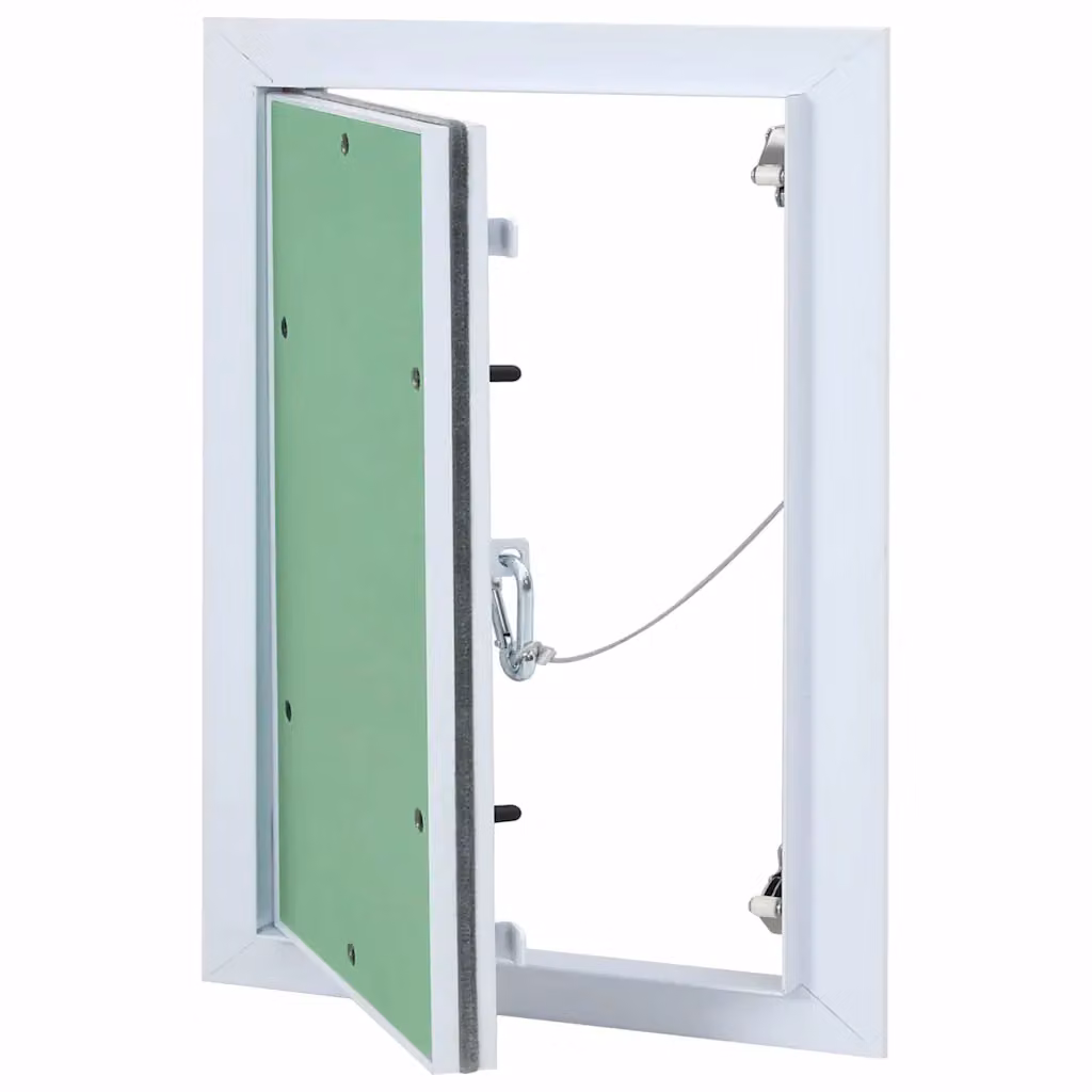 Pannello di Accesso in Alluminio vidaXL Verde e Argento 25 x 35 cm
