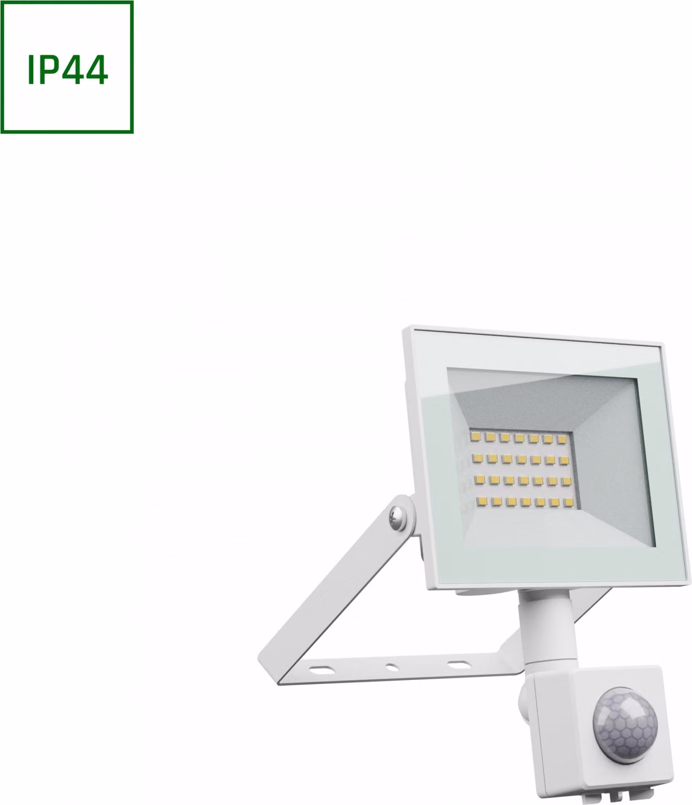 NOCTIS LUX 4: Lampada da esterno a LED con sensore di movimento, 20W, grado di protezione IP65/IP44, temperatura di colore 3000K, colore bianco