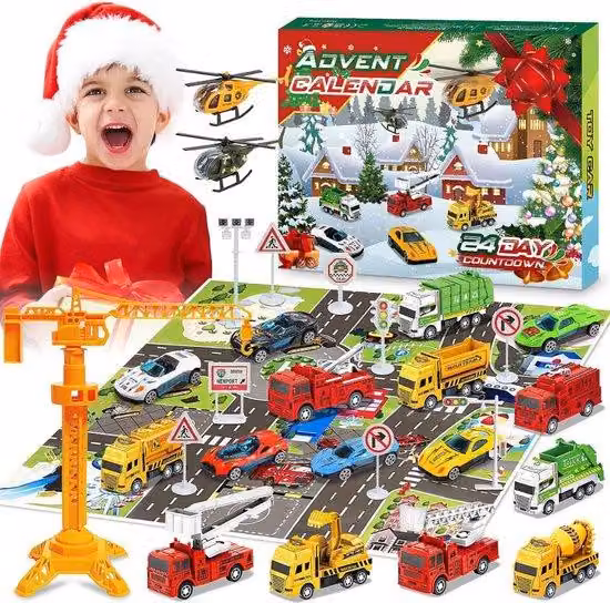 Calendario dell'Avvento 2023 per bambini - Calendario dell'Avvento - Conto alla rovescia per Natale