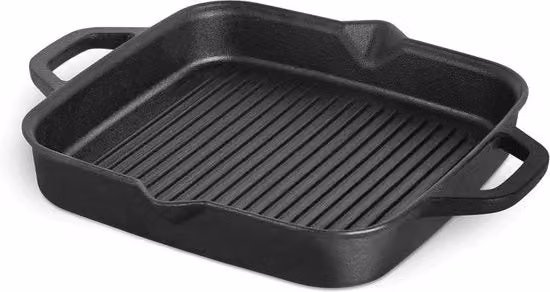 Grillpan in acciaio inossidabile 26 cm per risultati BBQ perfetti