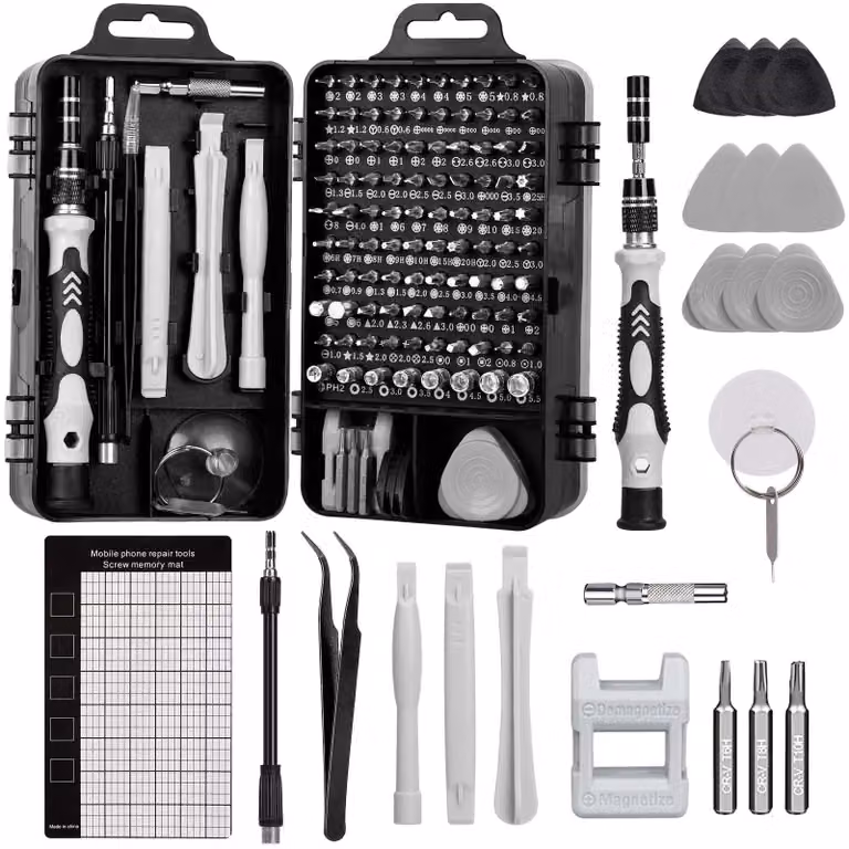 Kit di strumenti di precisione da 122 pezzi per riparazioni