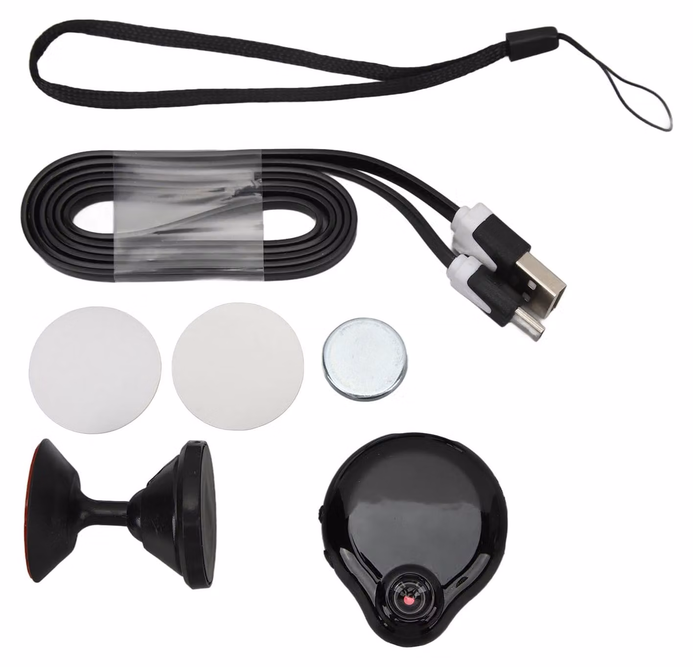 Telecamera wireless Wi-Fi 1080p con visione notturna, rilevamento del movimento e registrazione a ciclo continuo – Sistema di sicurezza Wi-Fi per la casa