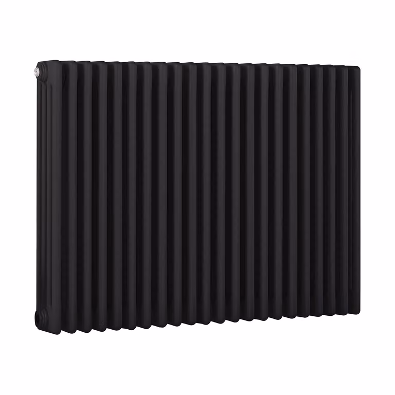 Radiatore Orizzontale a Colonne (4 Colonne) 750mm x 1010mm - Nero (Midnight Nero) - Regent
