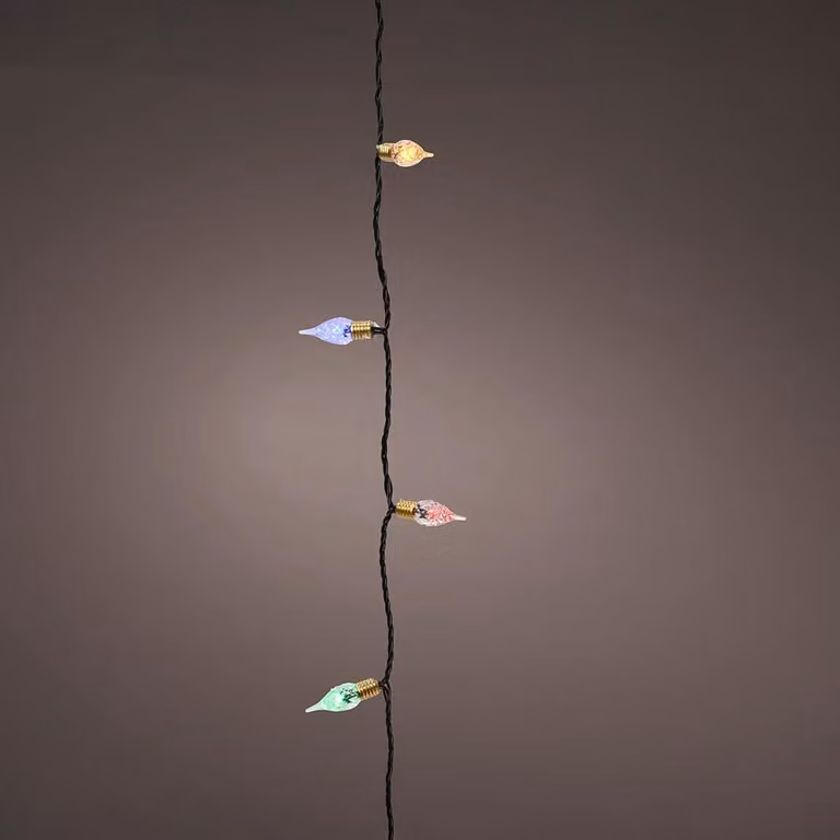 Catena luminosa a LED, multicolore, 1790 cm, 8 funzioni, effetto scintillante