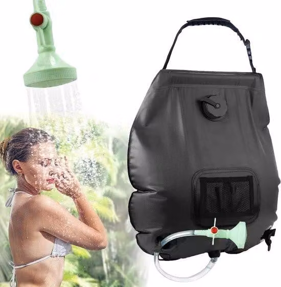 Doccia solare da 20 l, campeggio, acqua calda, outdoor, doccia