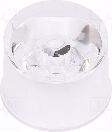 10 lenti per LED da 30°, rotonde, modello OEHW2030GF, lenti trasparenti
