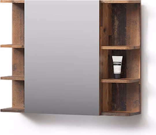 Specchio contenitore bagno Livinity Fucino Legno antico 79.6 x 64 cm, Model 52632